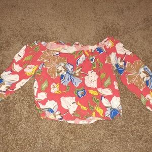 Crop top long sleeve